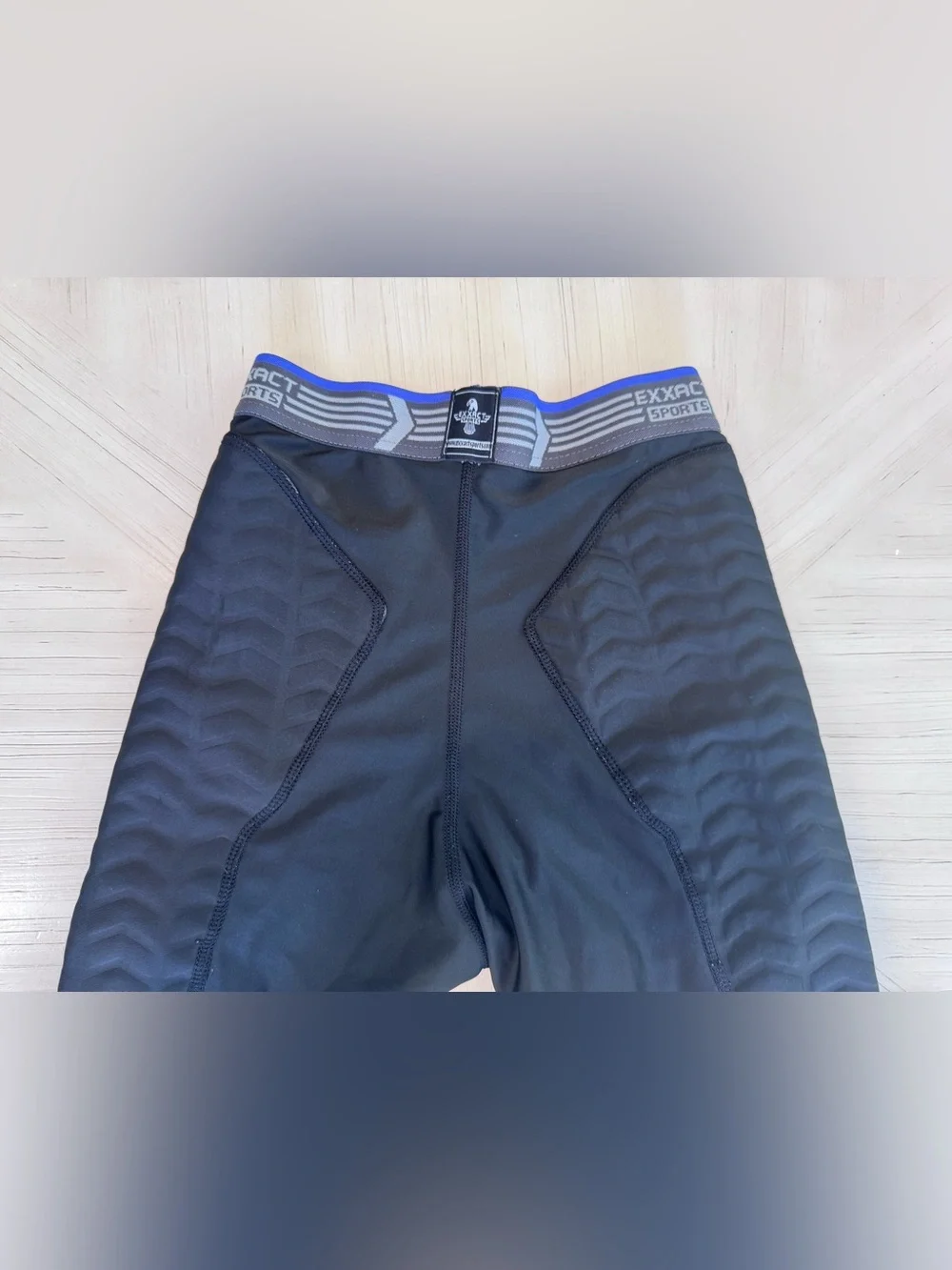 Exxact Sports Baseball Sliding Padded Compression Shorts – Black – Youth XL